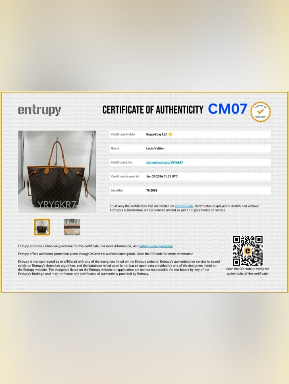 CM07 💗 Louis Vuitton Monogram Neverfull GM - Picture 2 of 12